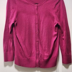 Women's Loft Pink Cardigan Sweater